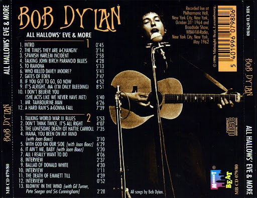 The Clock That Went Backwards Again  Bob Dylan   1964 10 31   New