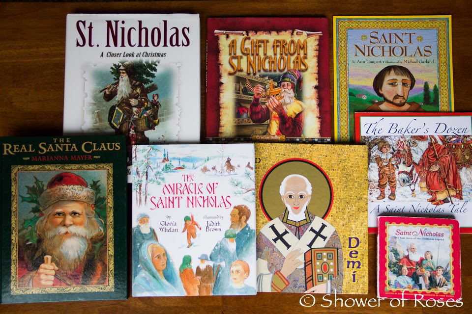 Shower of Roses Our 2013 Advent & Christmas Book Baskets