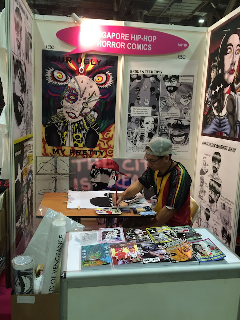 Singapore Toy, Game & Comic Convention STGCC 2015 artist alley