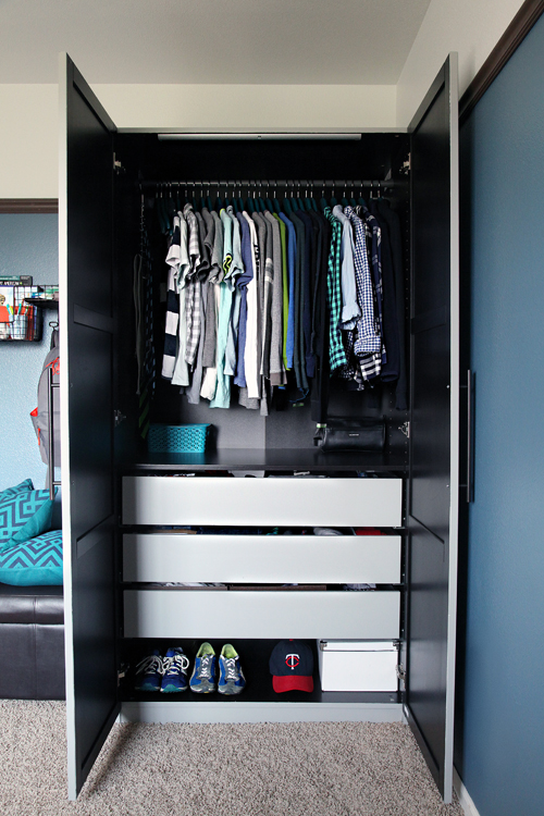 IHeart Organizing A Painted & Organized IKEA Armoire