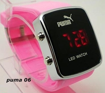 relogio led puma
