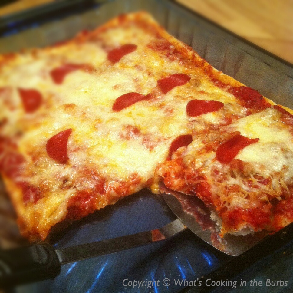 What's Cooking in the Burbs Deep Dish Pizza Casserole