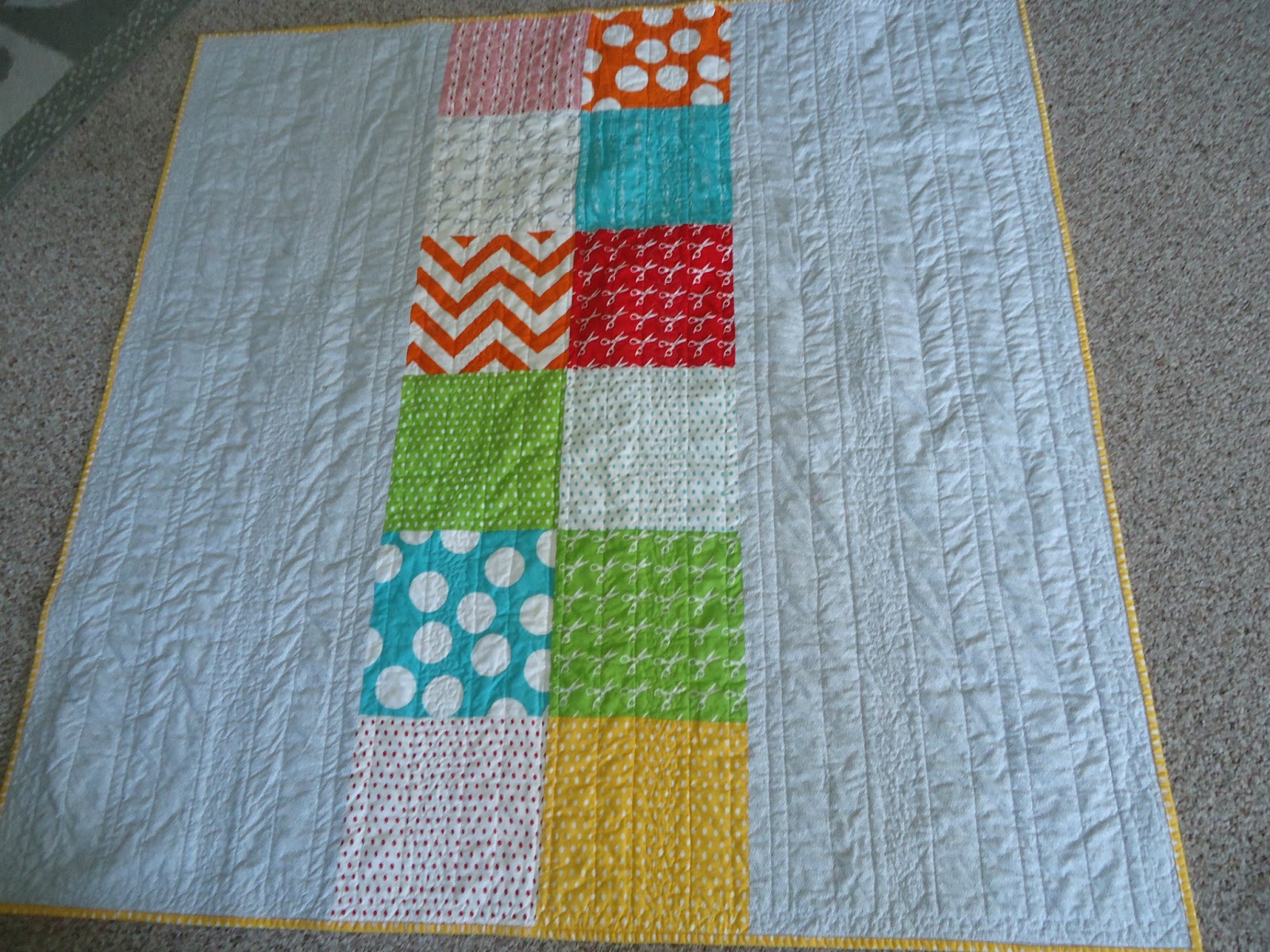 Little B quilts Half Moon Modern