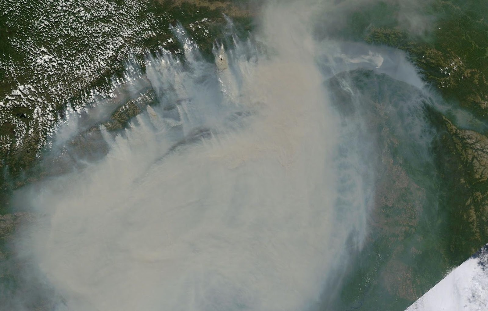 Pożary na Syberii - sierpień 2015 Pożary na Syberii - sierpień 2015