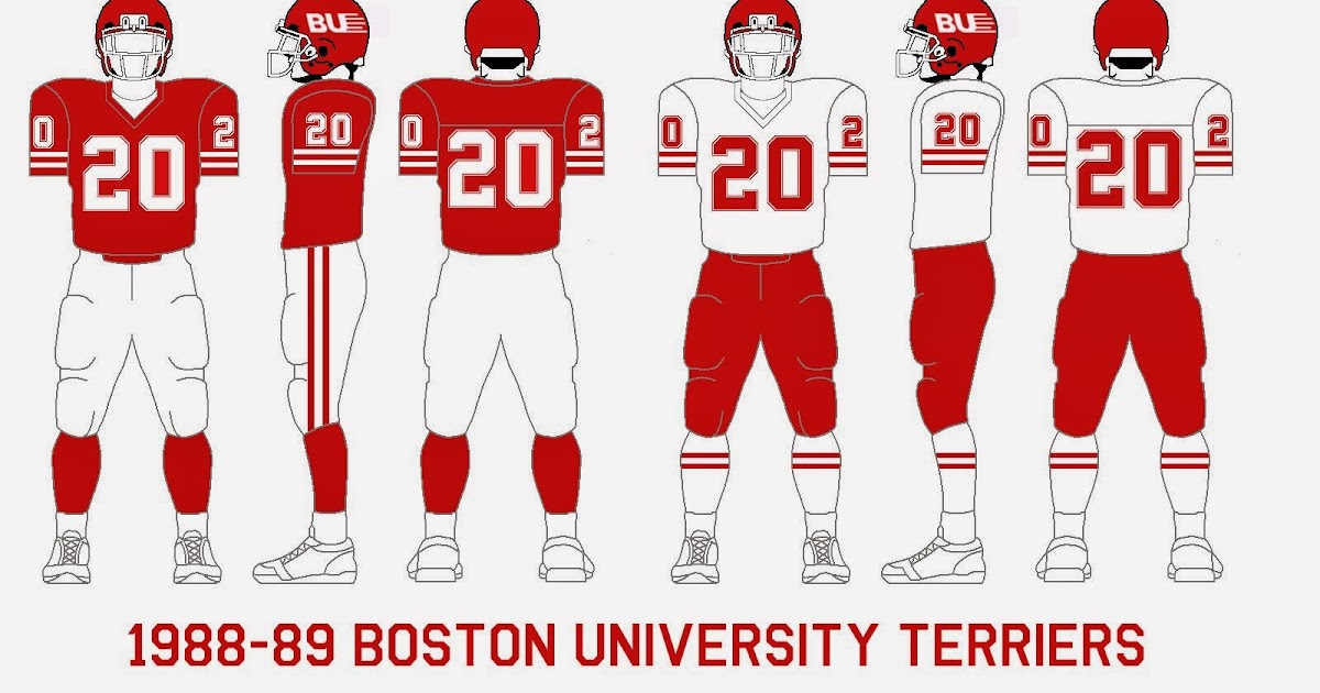 Gridiron Garb Boston University Terriers (198889)
