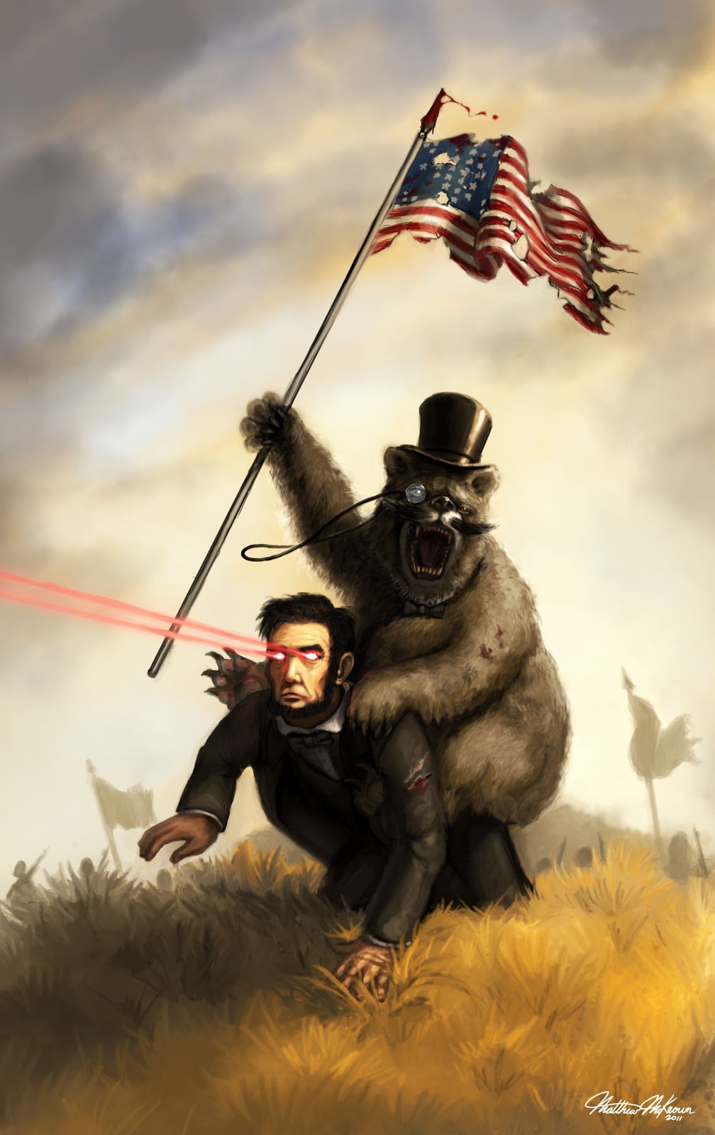 Abe Lincoln Flag