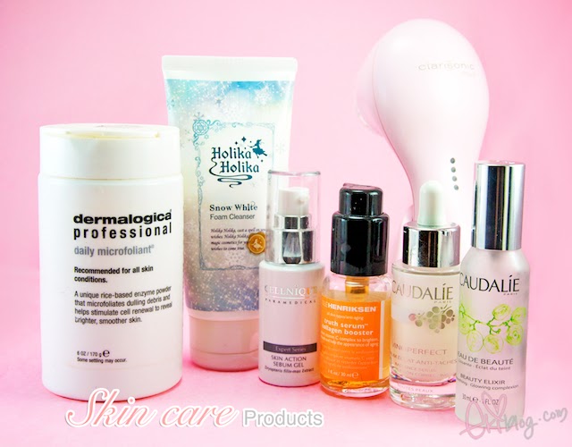 Quick Look My skin care products