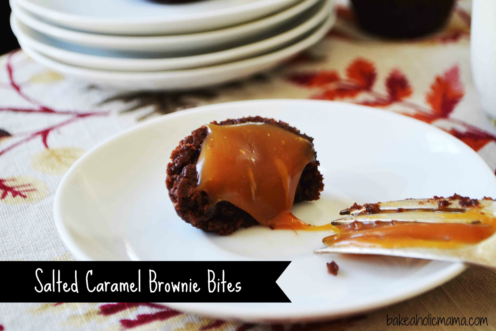 Salted Caramel Brownie Bites Rachel Cooks®