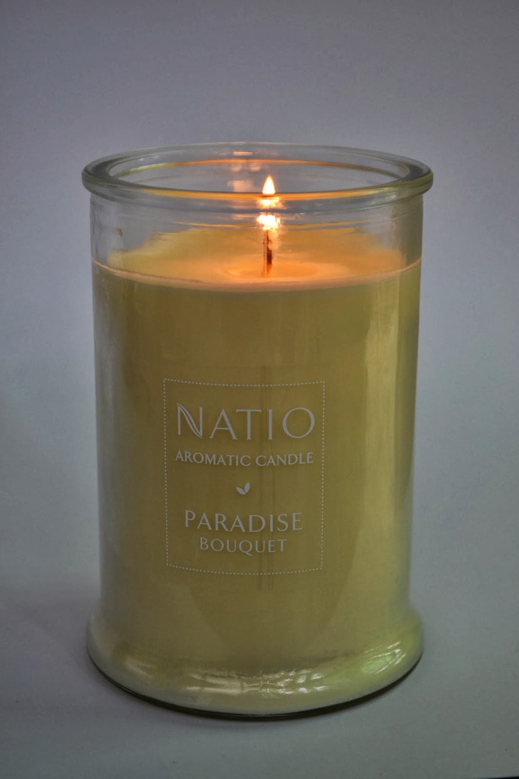 Bottled Beauty Natio Limited Edition Aromatic Candle in "Paradise Bouquet"