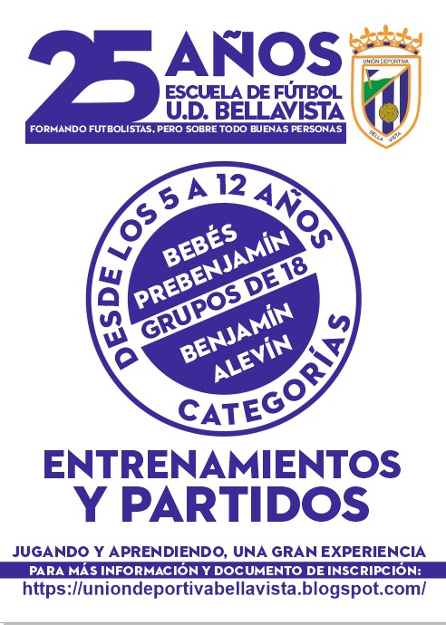 25 años Escuela de Fútbol U.D. Bellavista