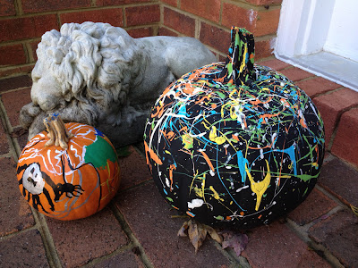 Painted pumpkins