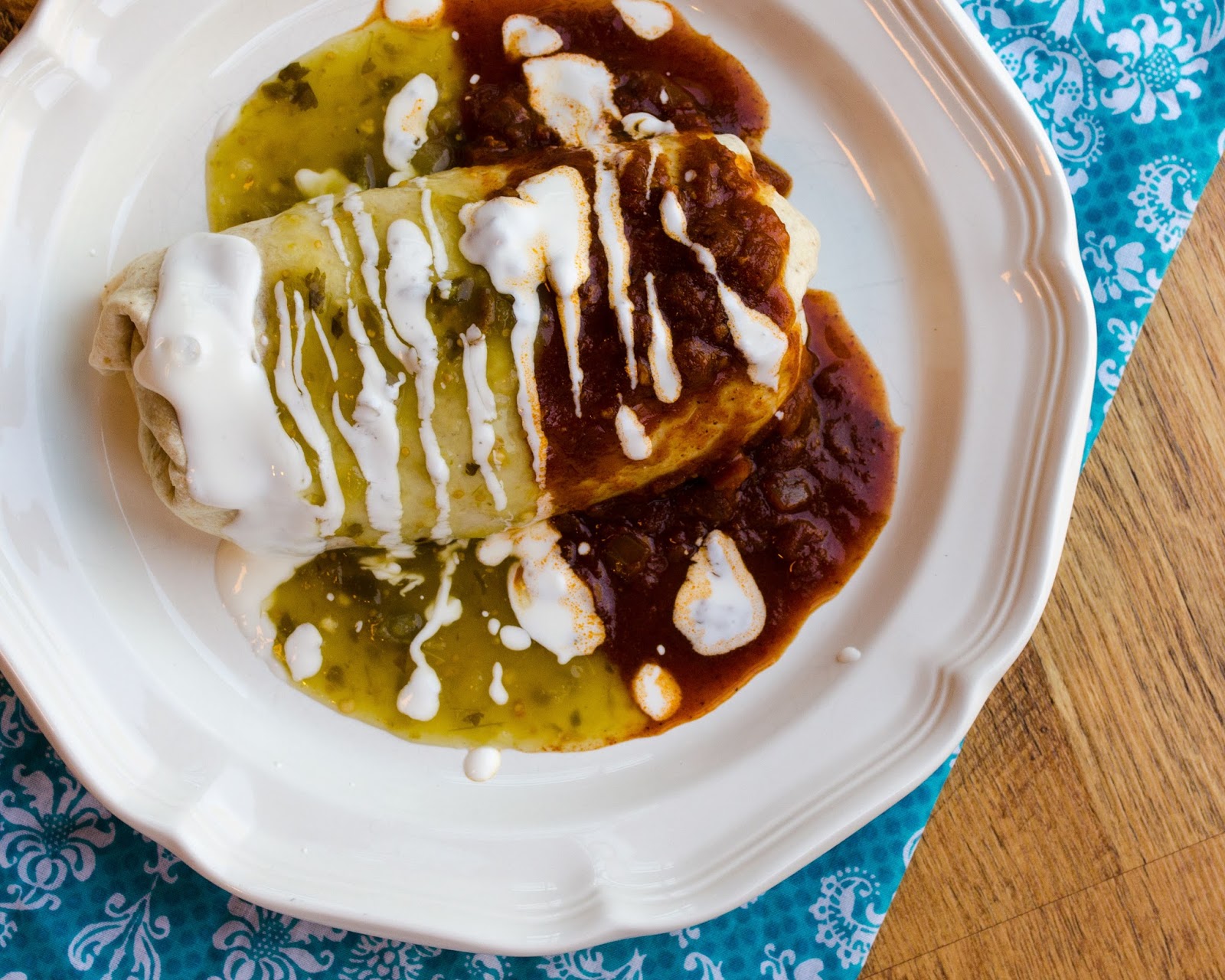 Our Beautiful Mess Chicken Burritos Mojados