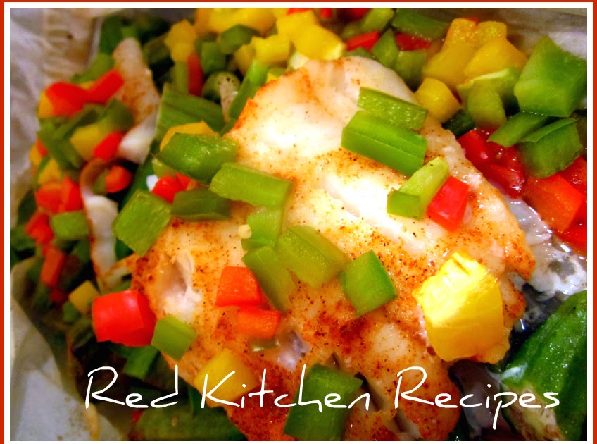 Red Kitchen Recipes Creole Cod in Parchment