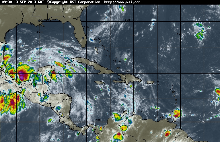 Roatan Weather: Invest 93L has strengthened into a depression