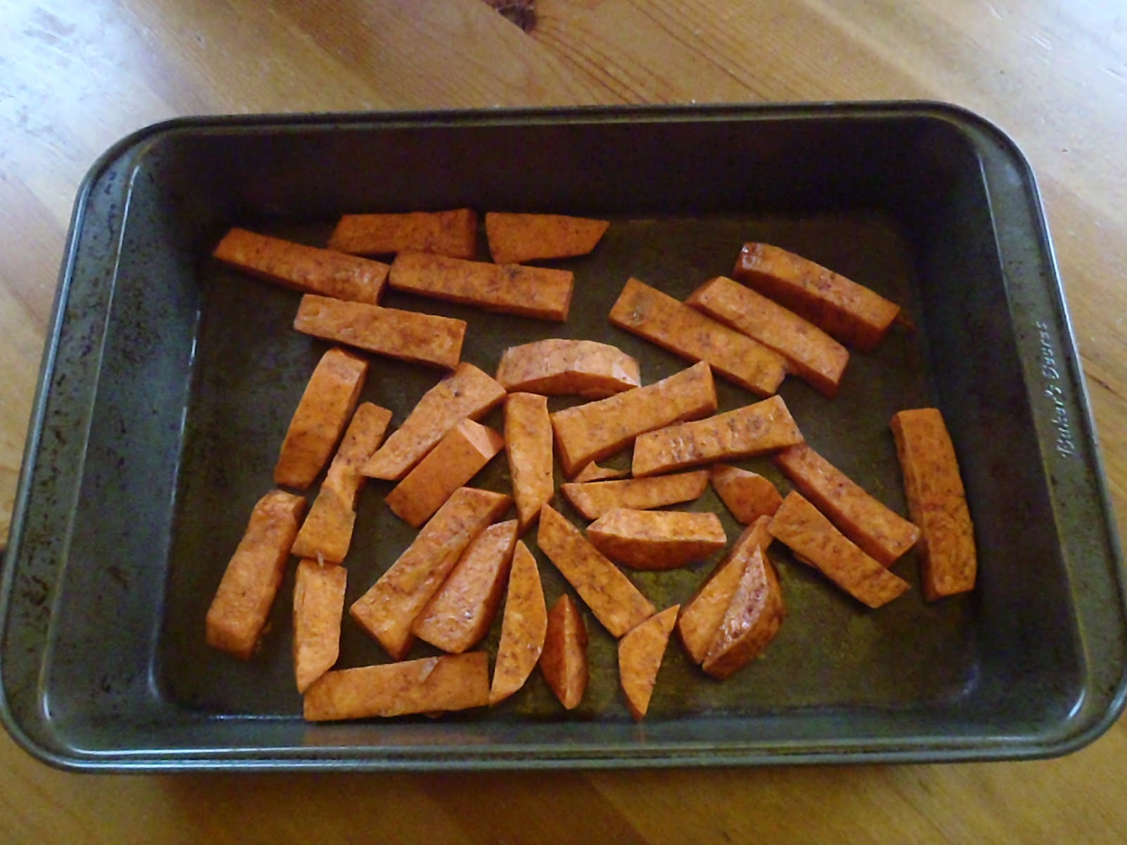 Vanilla Spice Sweet Potato Fries (Serves 2)