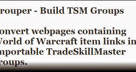 tradeskillmaster wow transmog list tradeskillmaster wow transmog list