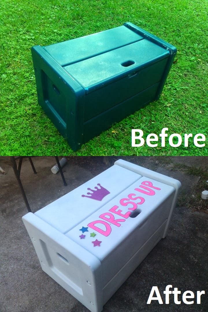 Cussing, Crafting, and Fashion Oh My! DIY Dress Up Chest