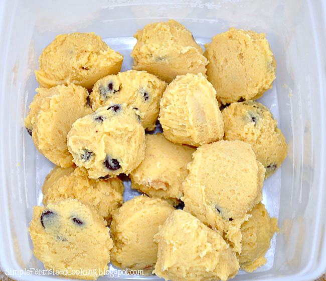 Freezing Cookie Dough Life At Cobble Hill Farm