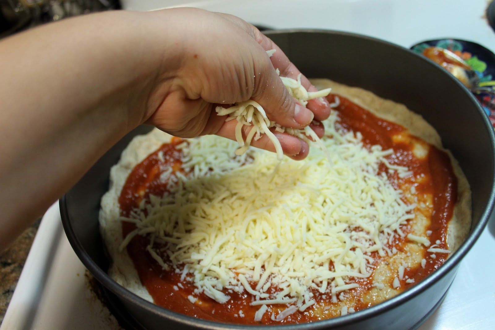 Bossy Italian Wife Pizza...In A Springform Pan!