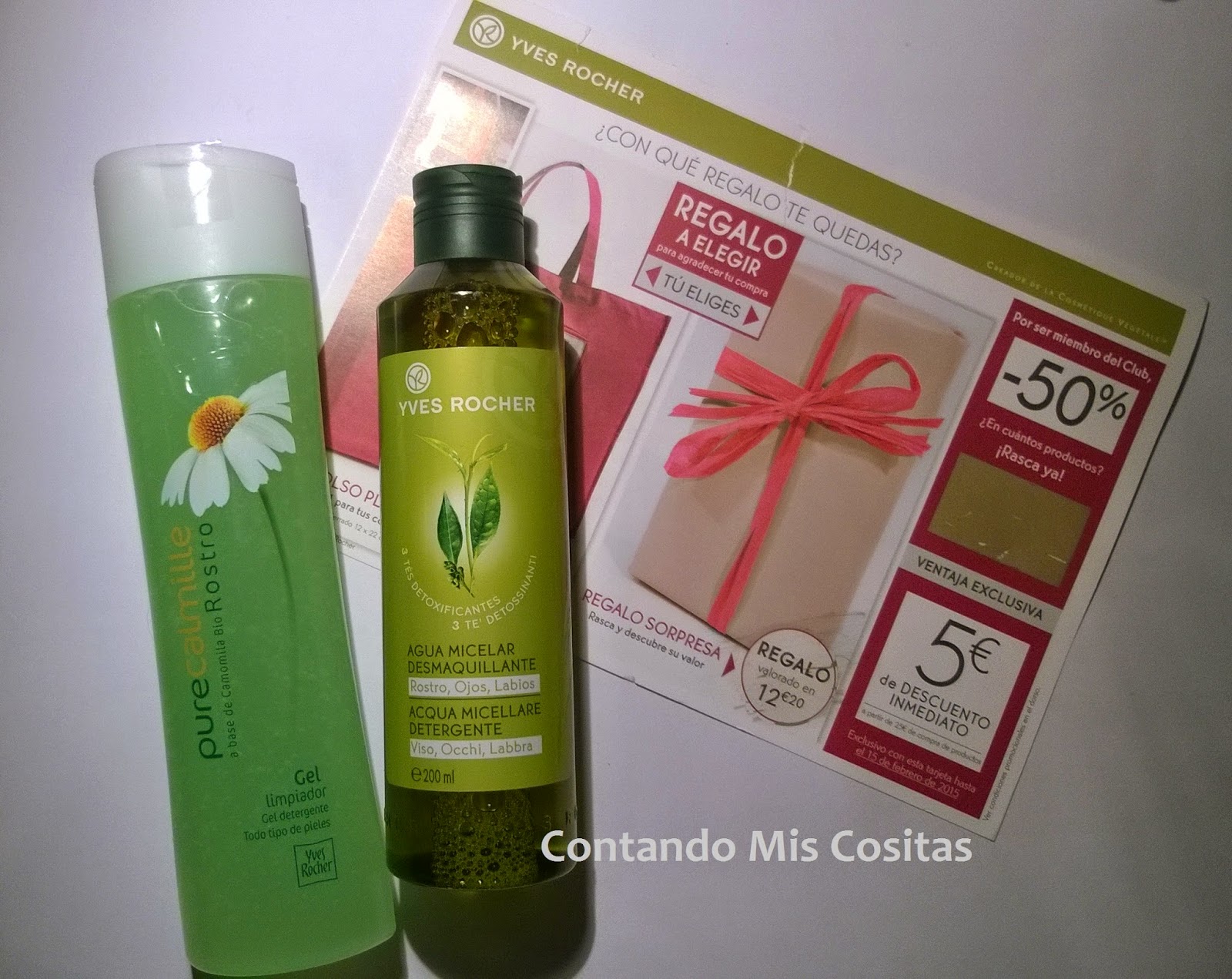 Regalo Sorpresa Yves Rocher Enero 15 Con El Tarjeton Contando Mis Cositas
