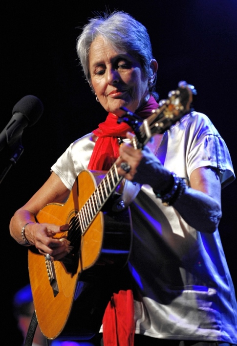 folk music legend joan baez to