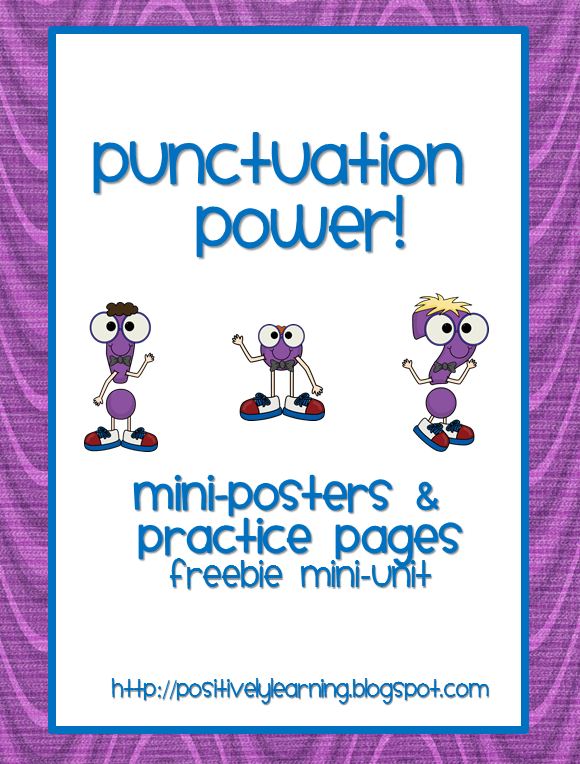 Punctuation Power! - Classroom Freebies