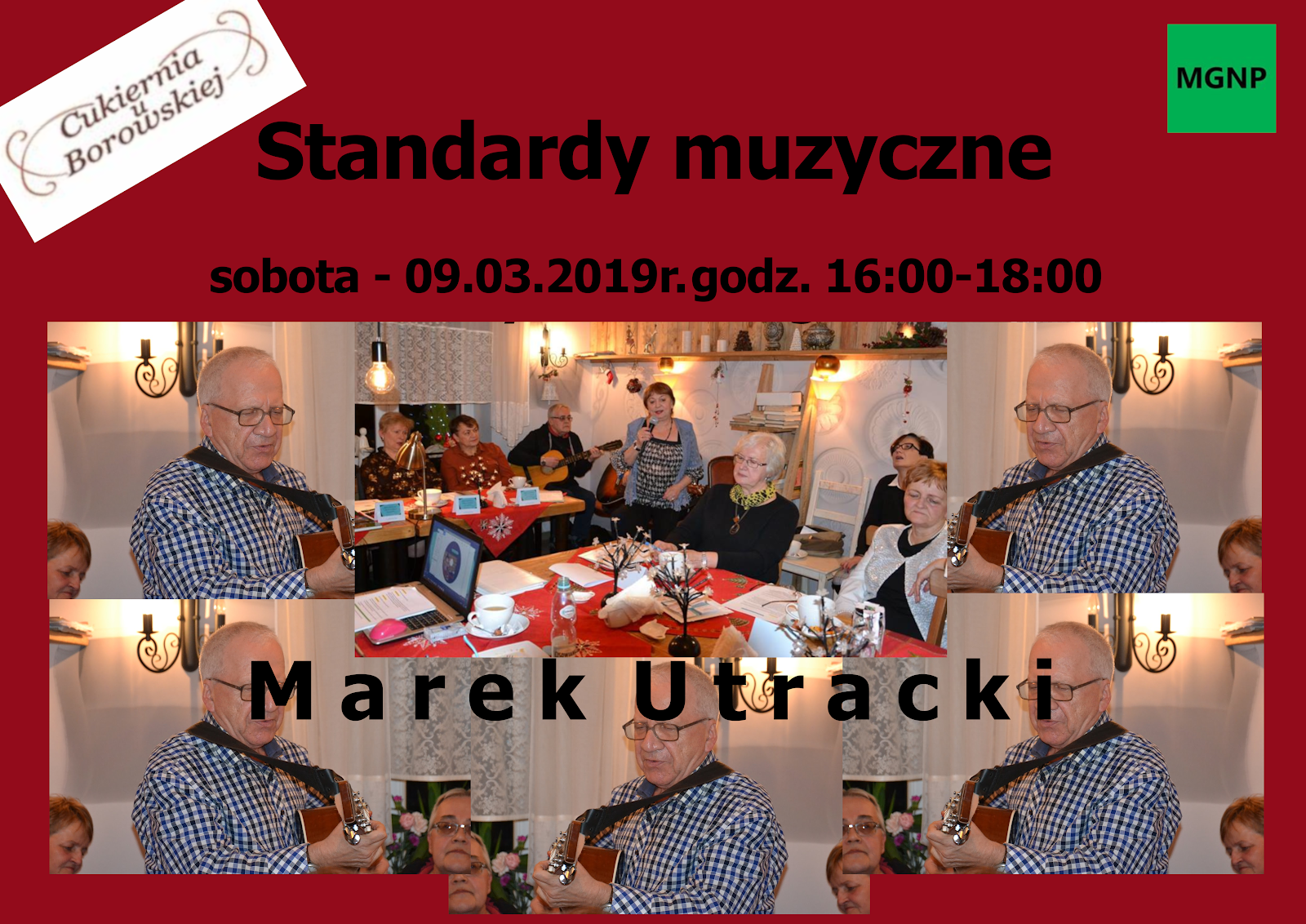 MAREK UTRACKI W CUKIERNI KONCERT FILM AMATORSKI