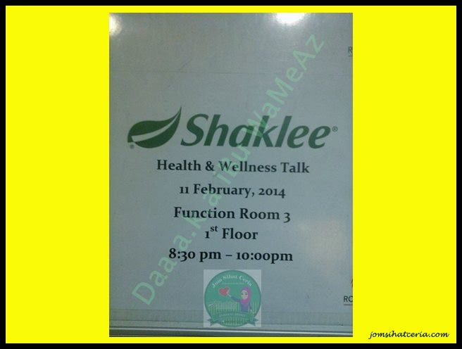Ceramah, Bengkel, Seminar, Pengedar Shaklee Kuantan, Ahli Shaklee, Independent SHAKLEE Distributor, 
