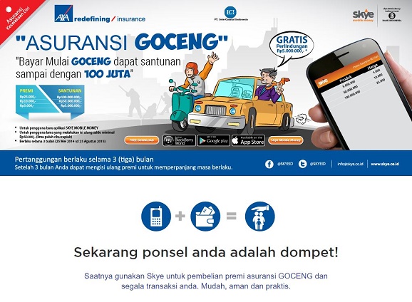 Sekarang Gunakan Ponsel Pintar Kamu Untuk Dompet Asuransi Goceng Axa Situs Blog Masa Depan No 1 Di Indonesia