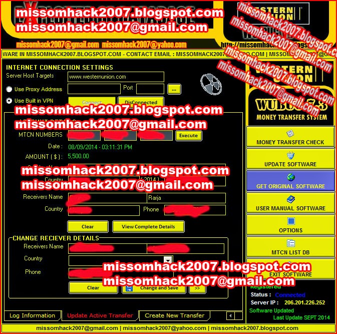 western union bug free download + activation code