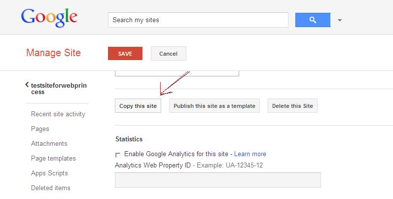 Google Sites Help, Tips and Tricks by Beckystar: Copy Your Google Site ...