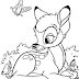 Disney Bambi Coloring Pages For Kids