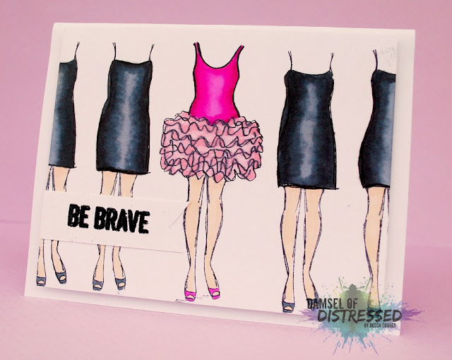 Breast Cancer Awareness Handmade Card