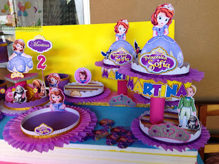 DECORACIONES INFANTILES: princesita sofia