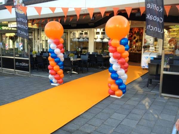 Ballondecoraties Koningsdag