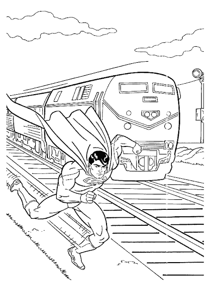 Superman Coloring Pages to Print