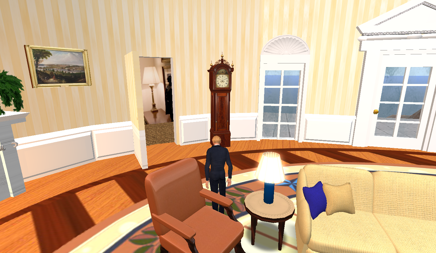 Second Life Travels The Oval Office