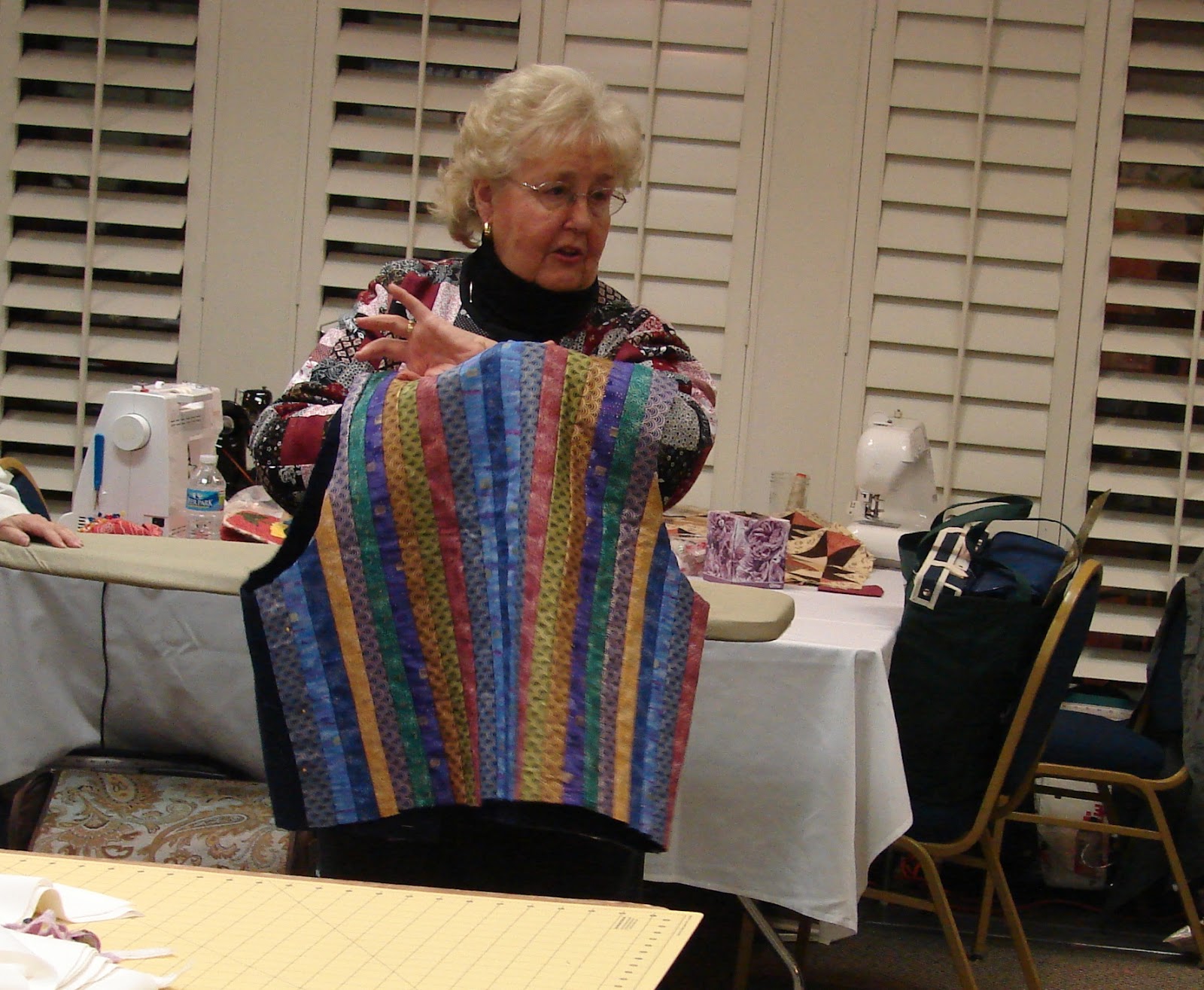Quilt Vine Show & Tell at Bayside Quilters Ocean City Retreat 2013