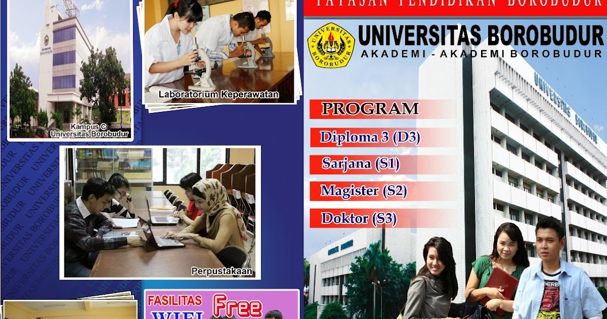 Pendaftaran Mahasiswa Baru Universitas Borobudur Tahun Akademik 2015