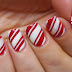 How To Make Candy Cane Nails - Nail Art