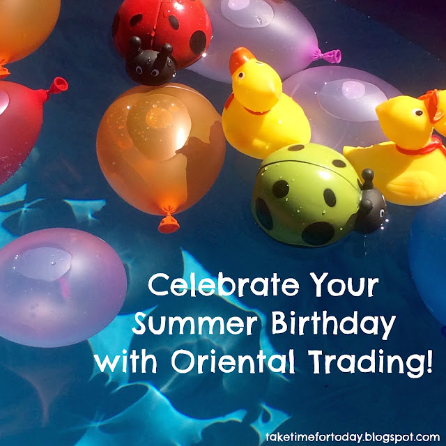 Summer Birthday Party with Oriental Trading