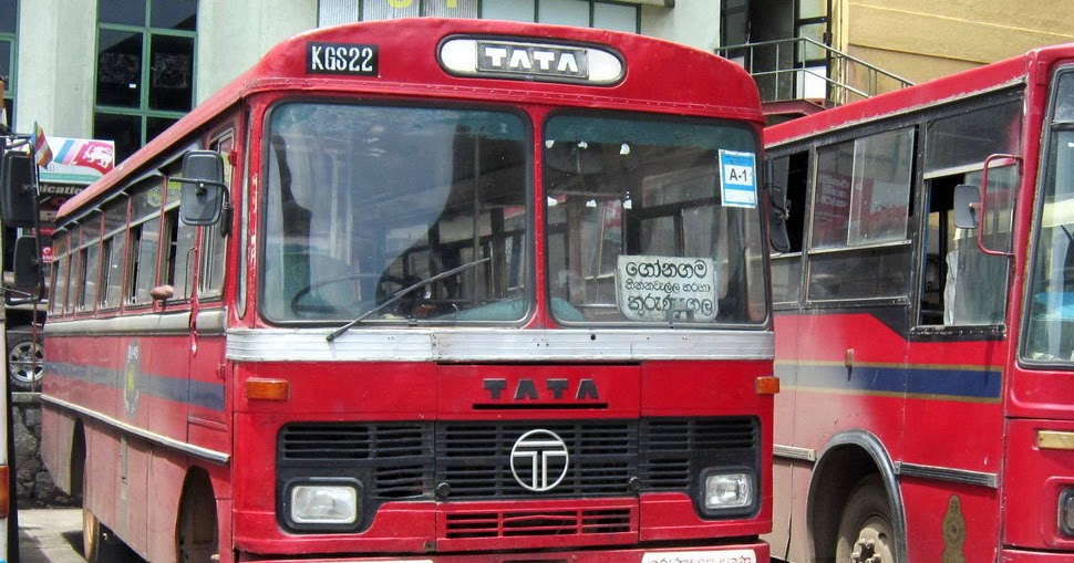 SLTB buses ශ්‍රී ලංගම බස් TATA 1210 Ruby Bodied Bus from Kurunegala