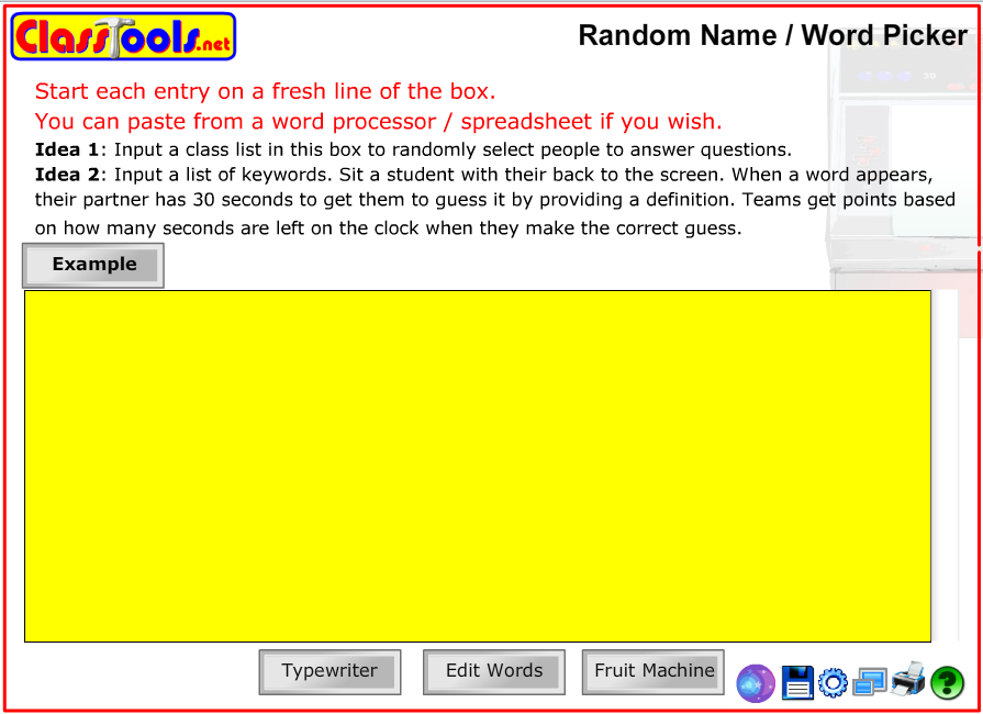 Tech Coach Random Name/Word Picker