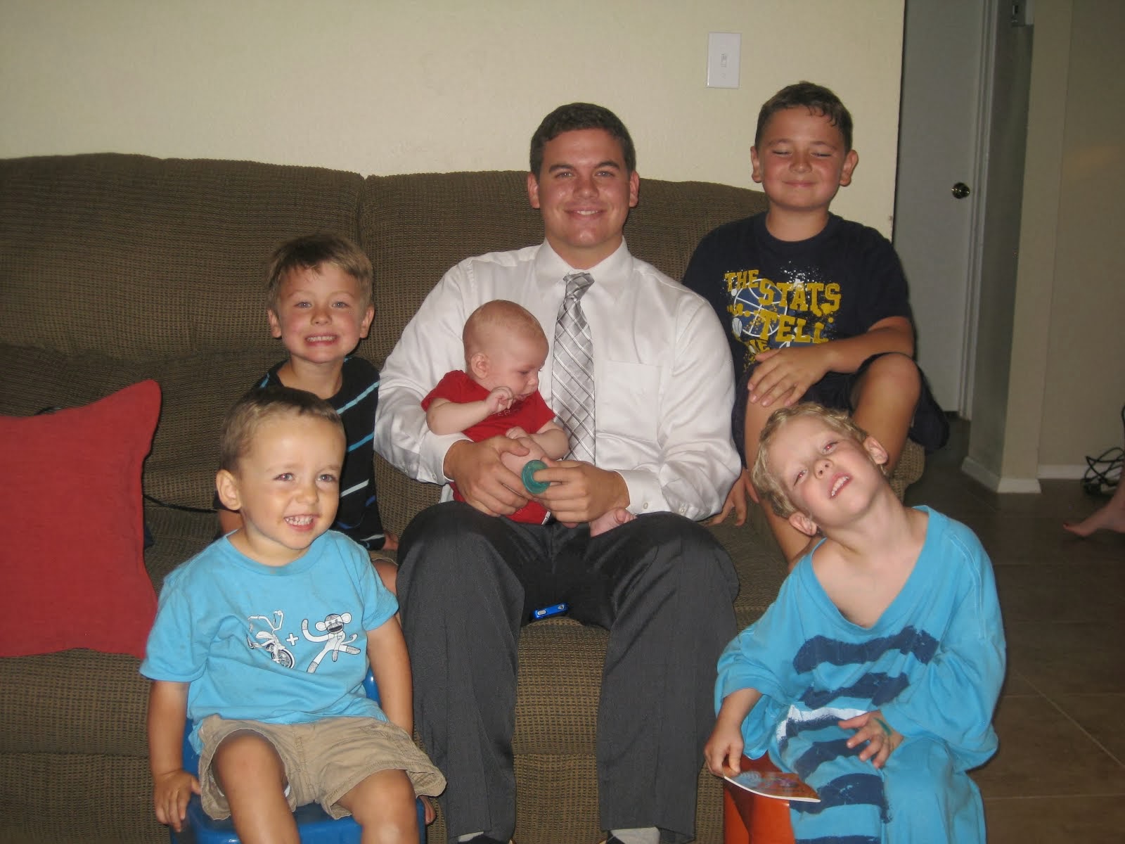 Duncan and his 5 nephews