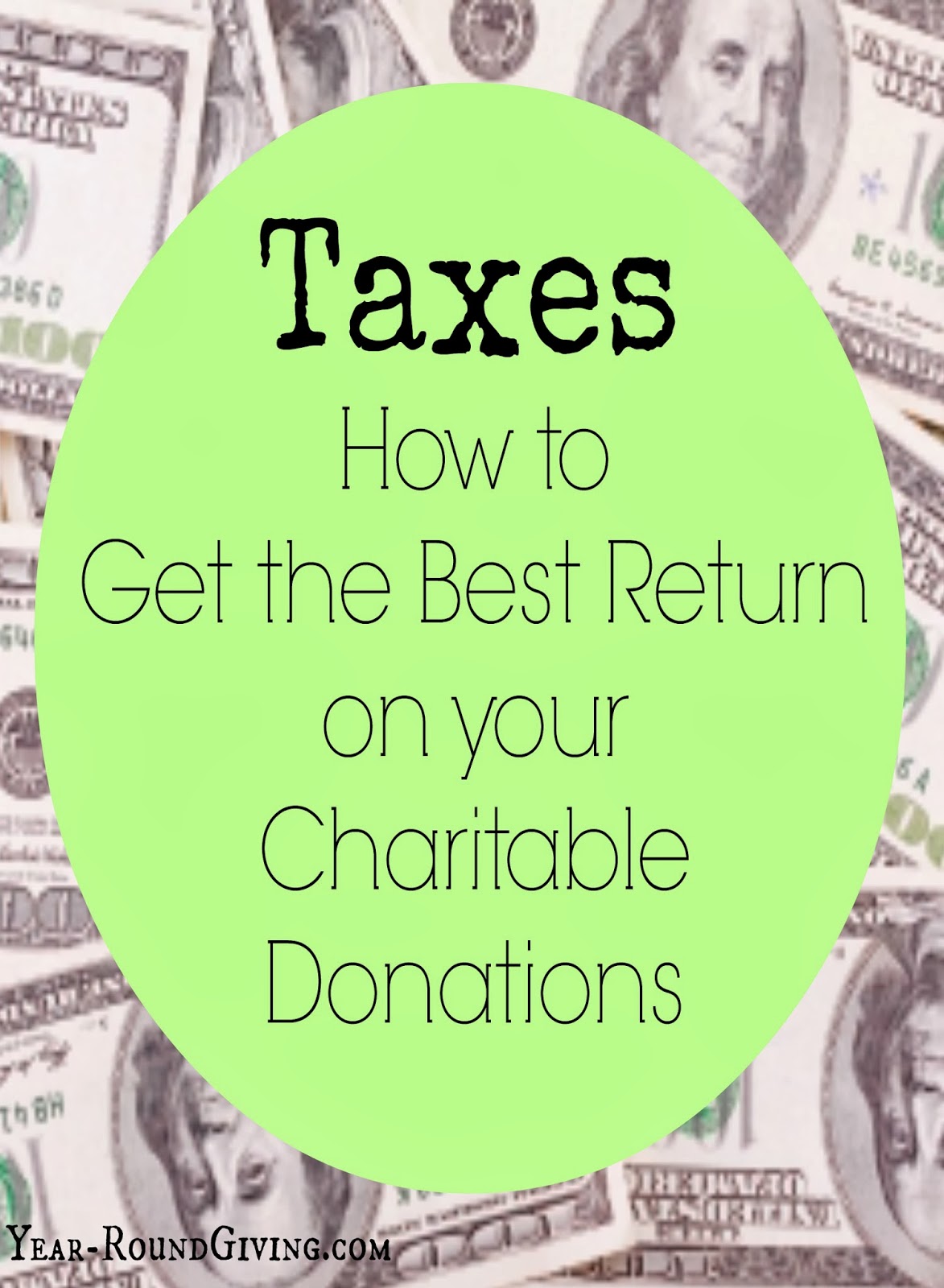 Taxes: How to get the most out of your charitable donations