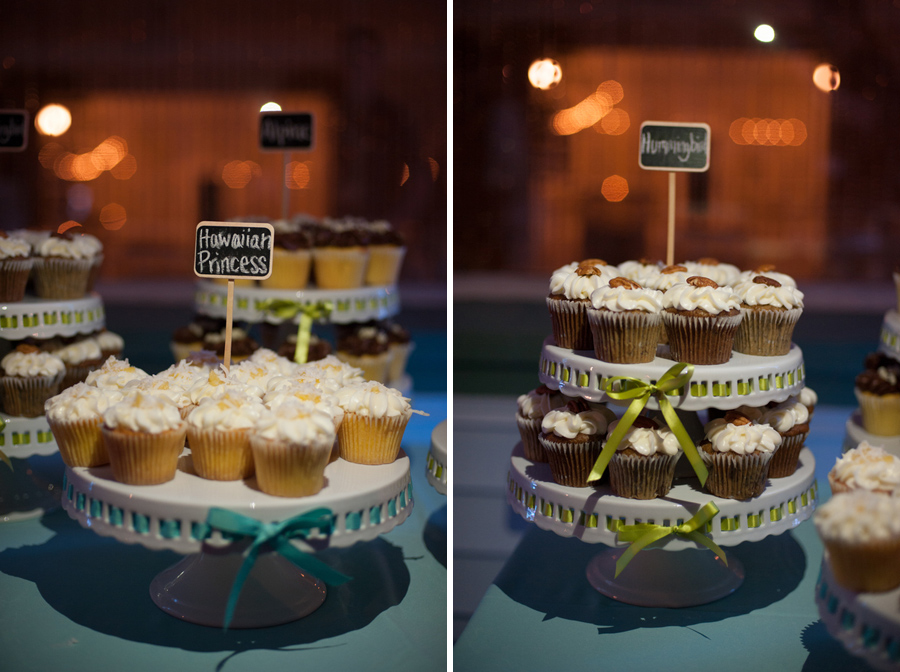 wedding cupcake bar
