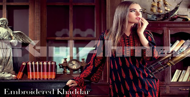 Embroidered Khaddar, Chiffon and Velvet Silk Collection-00