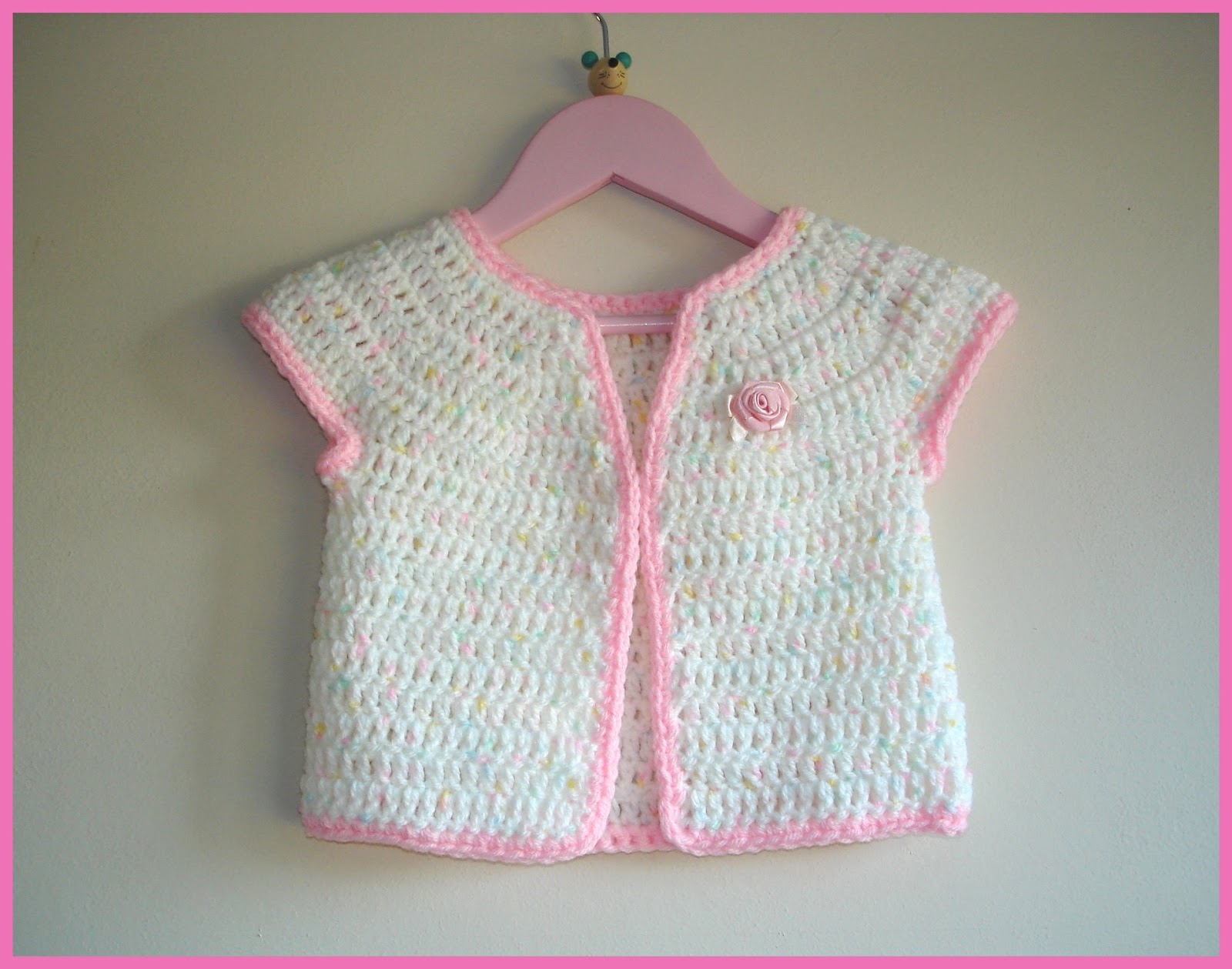 Marianna's Lazy Daisy Days Rosebud Baby Girl Cardigan Jacket