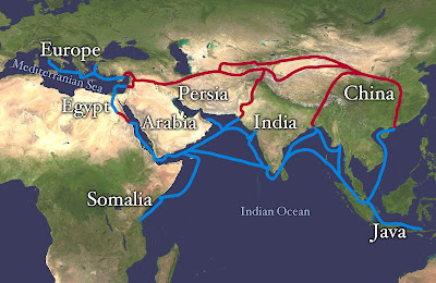 silk empire routes ancient trade goths byzantine water wikipedia two road history india route muslim spice dynasty religion economy roads