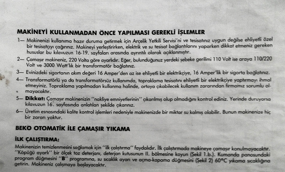 Beko 2012 Cxy Camasir Makinesi Kullanma Kilavuzu Sayfa 51 Ekilavuz Com
